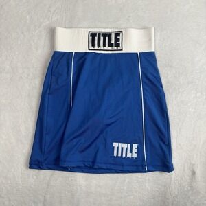 Title Boxing Blue Skort Shorts Athletic‎ Wear Women's Small
